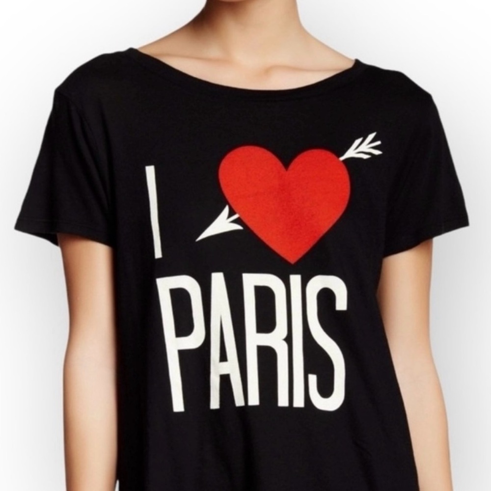 Wildfox I Love Paris Tee